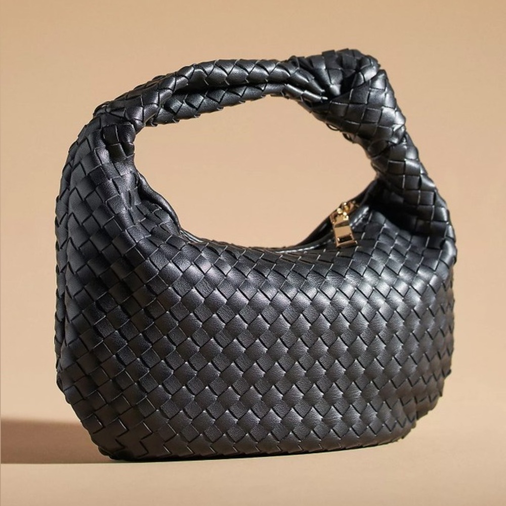 Anthropologie The Brigitte Satchel By Melie Bianco In Black, New with Tags